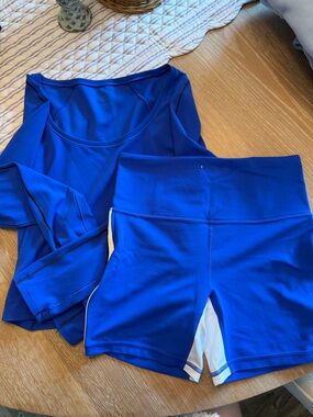 Athleta Biker Shorts Set